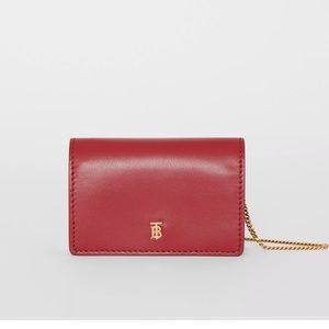 Burberry leather cardholder on a chain